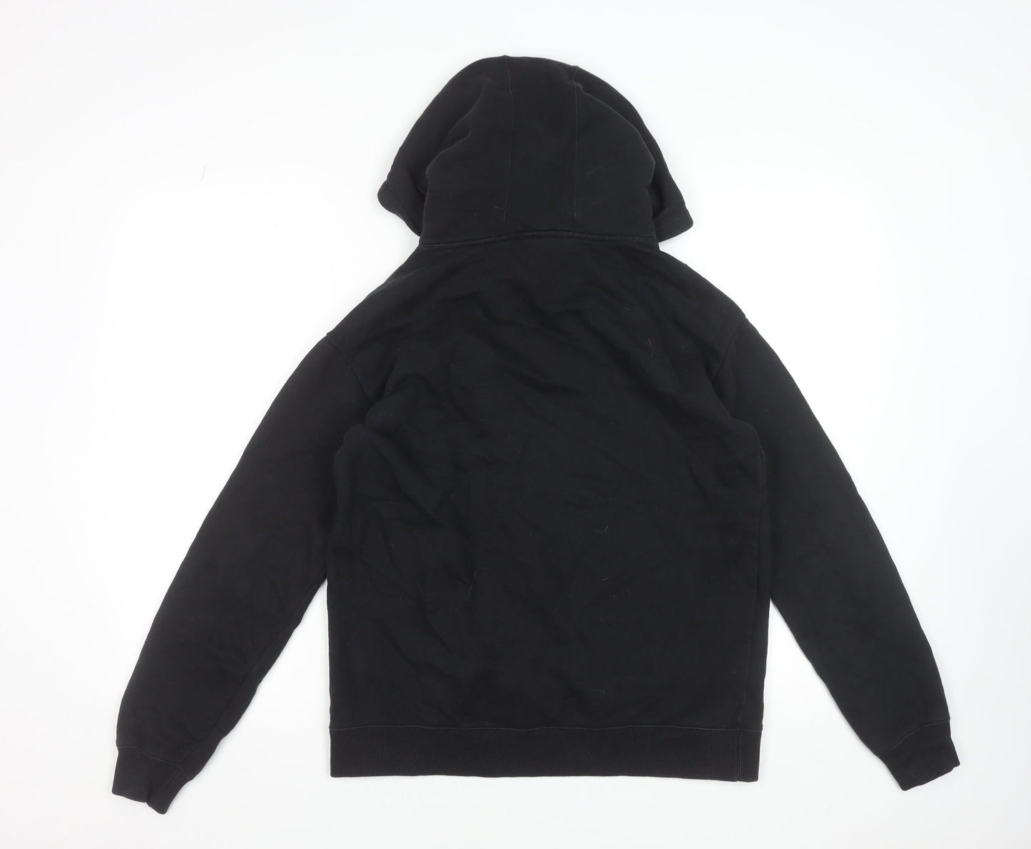 Mens UK S Regular Champion Black Pullover Hoodie