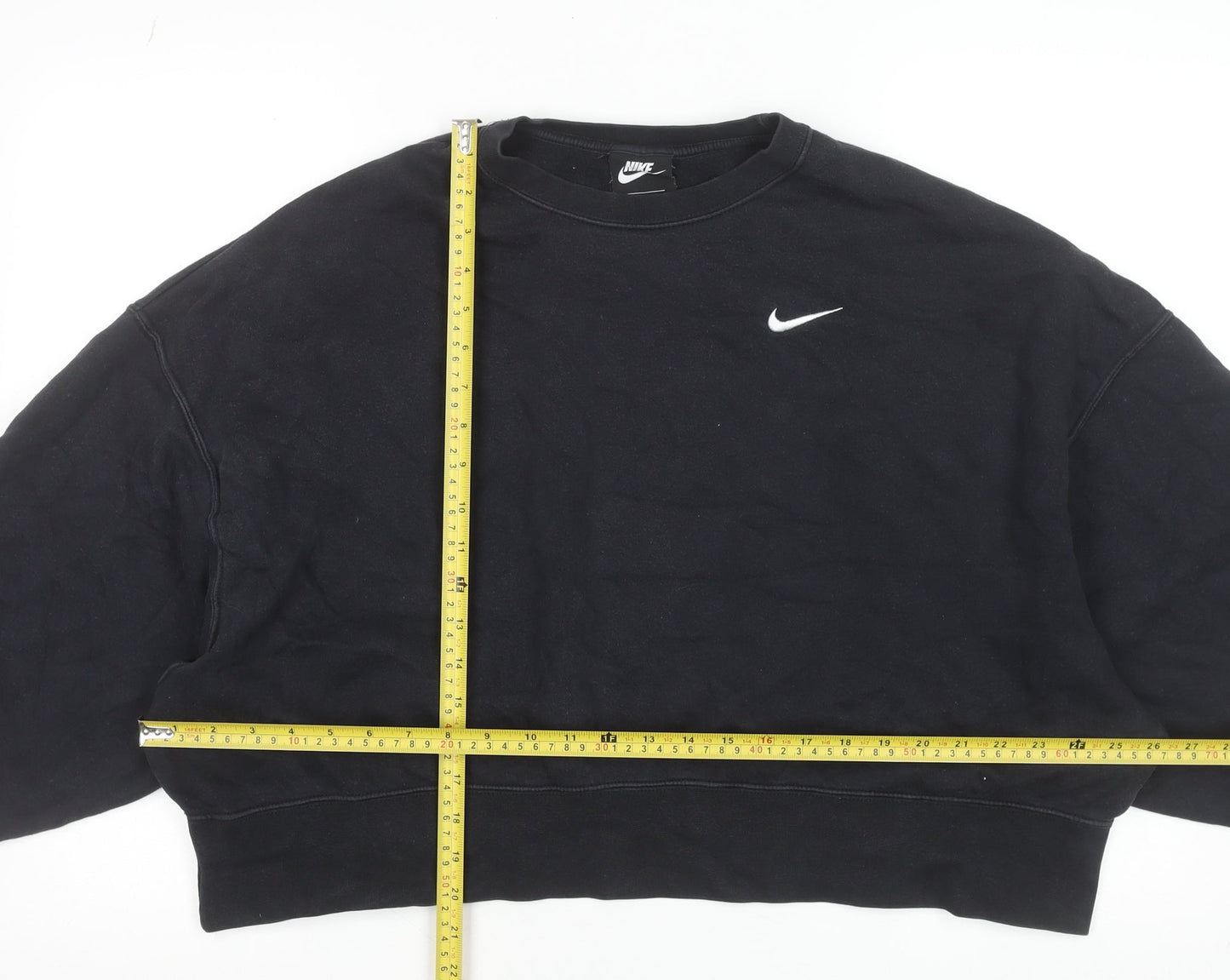 Nike Men's Black Crew Neck Pullover Sweatshirt Size M