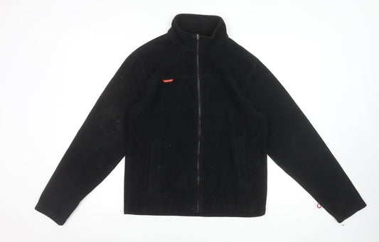 Rockport XCS Men's Black Fleece Full Zip Jacket Size S