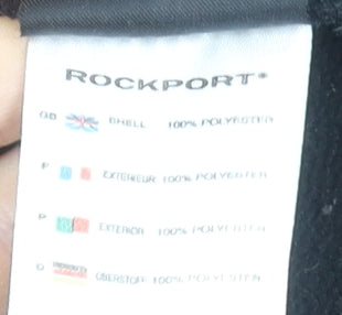 Rockport XCS Men's Black Fleece Full Zip Jacket Size S