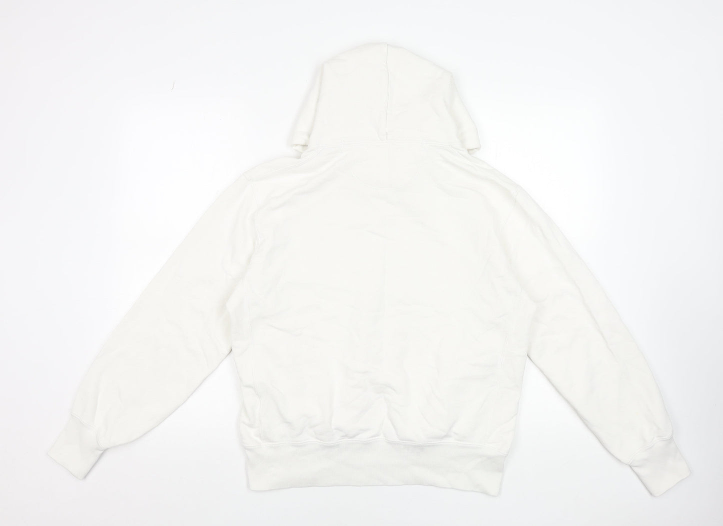Uniqlo Women’s White Pullover Hoodie Size S Cotton Blend