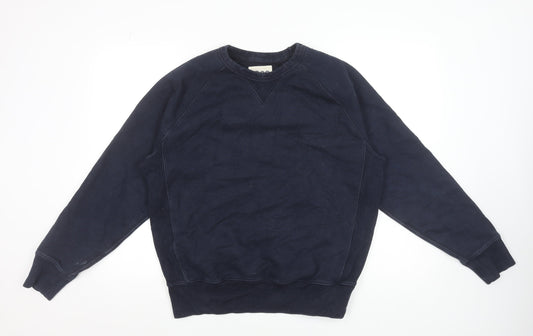 Gap Men's Blue Crew Neck Pullover Sweatshirt Size M Classic Fit
