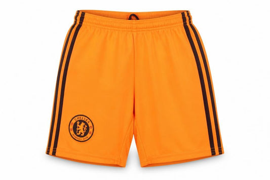 Adidas Boys Orange Chelsea Football Club Athletic Shorts Size S