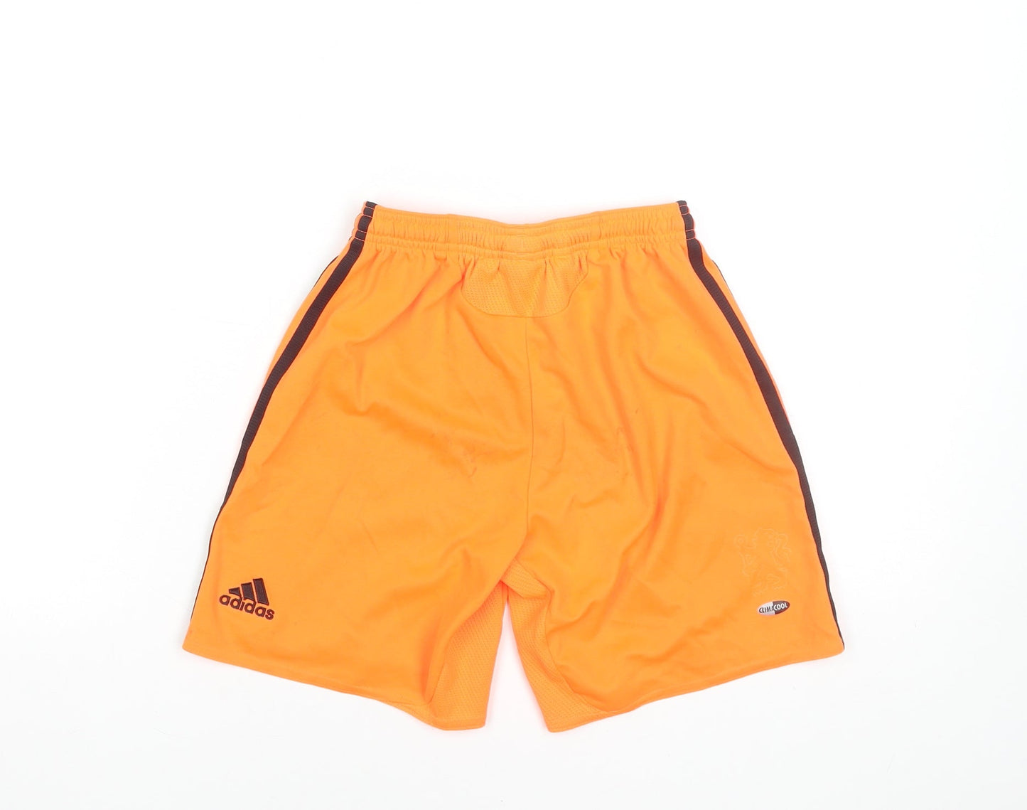 Adidas Boys Orange Chelsea Football Club Athletic Shorts Size S