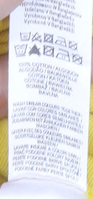 NBA Los Angeles Lakers Mens Yellow Cotton T-Shirt L James 23