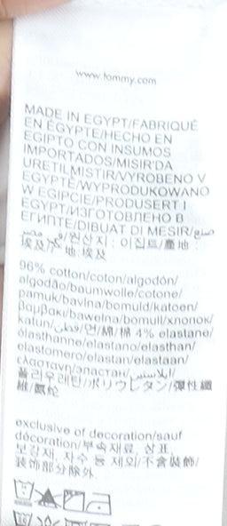 Tommy Hilfiger Men White M Extra-Slim Crew Neck T-Shirt