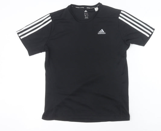 Adidas Men's Black Climalite Running T-Shirt Size S Athletic Fit