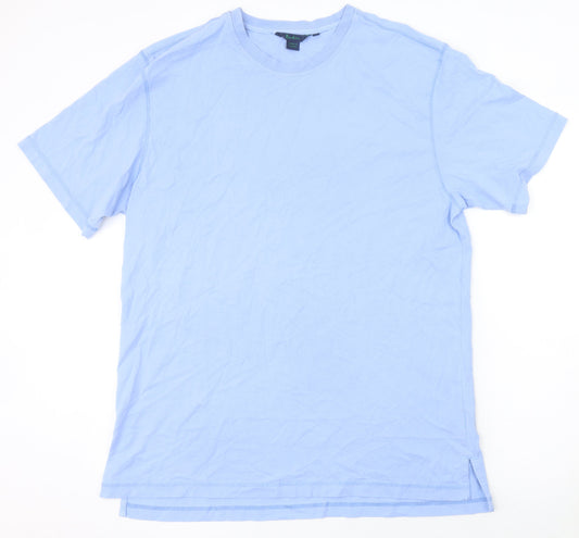 Boden Men’s Blue Cotton Crew Neck Short Sleeve T-Shirt Size L