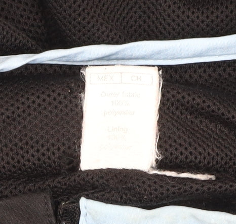 Kalenji Men's Black Lightweight Windbreaker Hooded Running Jacket Size S