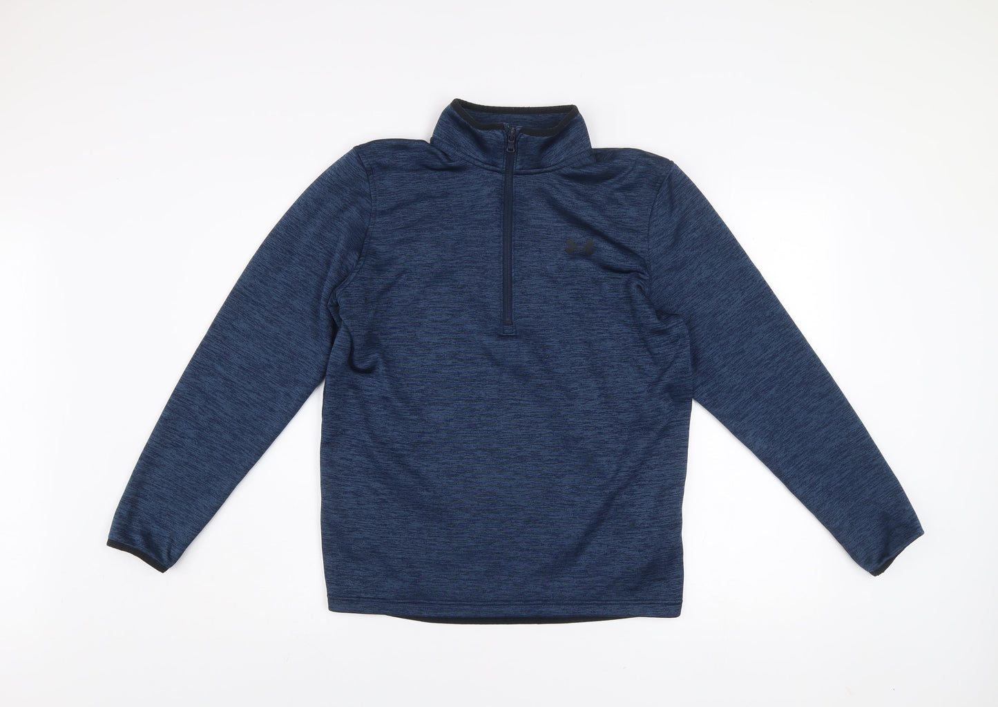 Mens UK S Relaxed Under armour Blue Pullover Sweatshirt