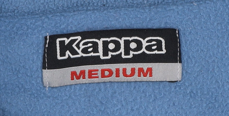 Kappa Men's Blue Fleece 1/4 Zip Pullover Sweatshirt Medium