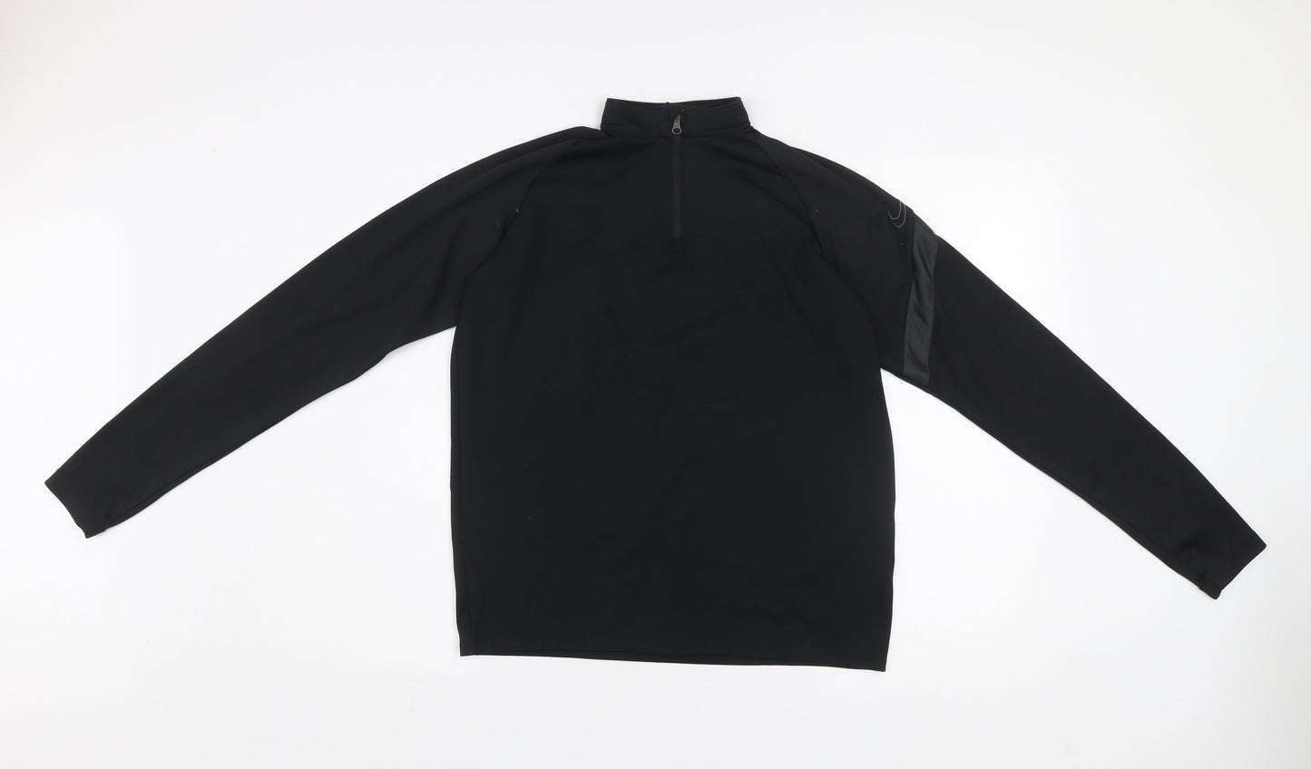 Nike Men's Black Dri-FIT 1/4 Zip Athletic Sweatshirt XL