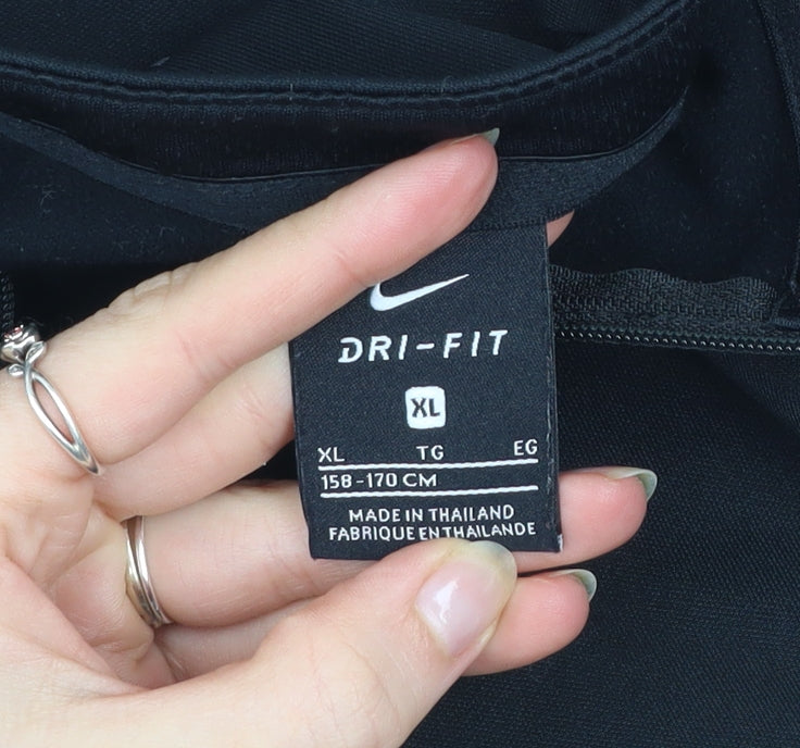 Nike Men's Black Dri-FIT 1/4 Zip Athletic Sweatshirt XL