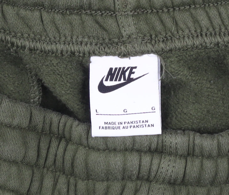 Nike Men's Green Fleece Jogger Activewear Trousers Size L