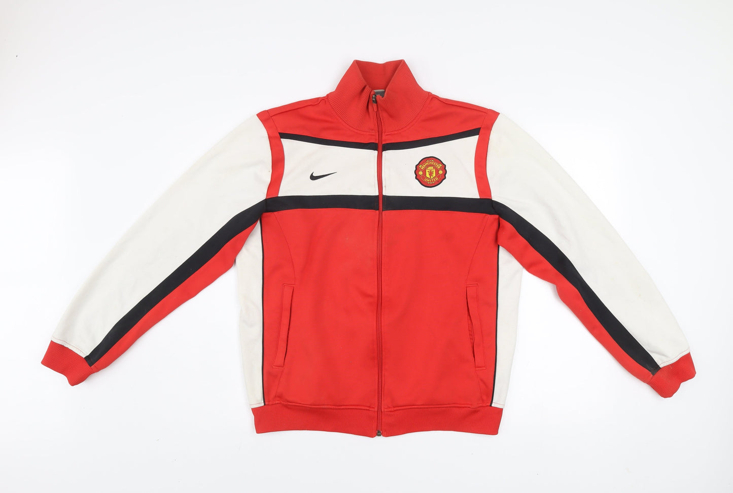 Nike Men’s Red Manchester United Full Zip Sports Jacket Size M