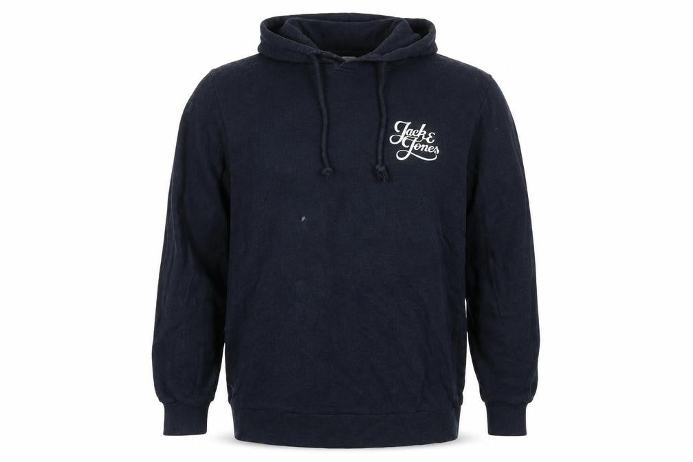 Mens UK M Regular JACK & JONES Blue Pullover Hoodie