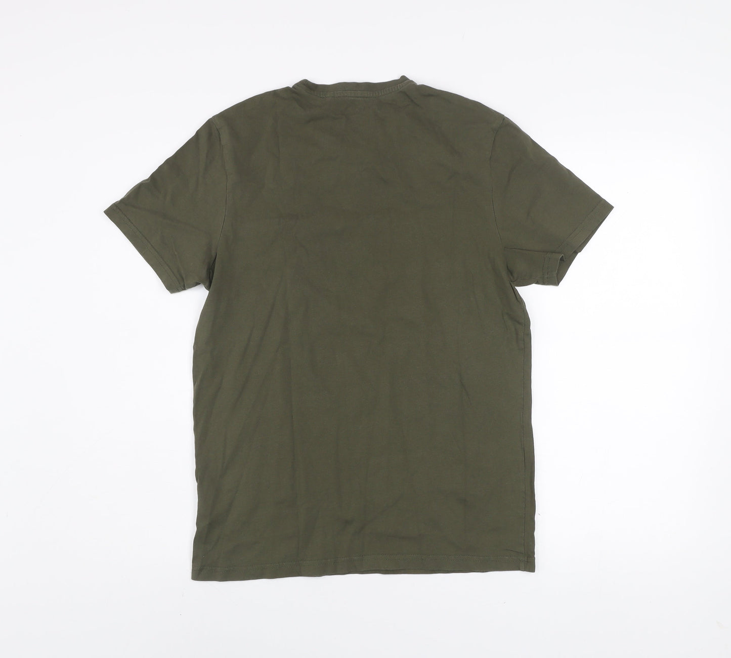 Mens UK Size S Jack Wills Green  Cotton T-Shirt