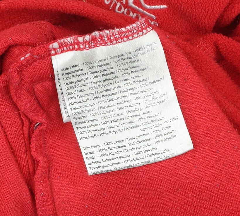 Womens UK 10 Regular Regatta Red Full Zip Sweatshirt