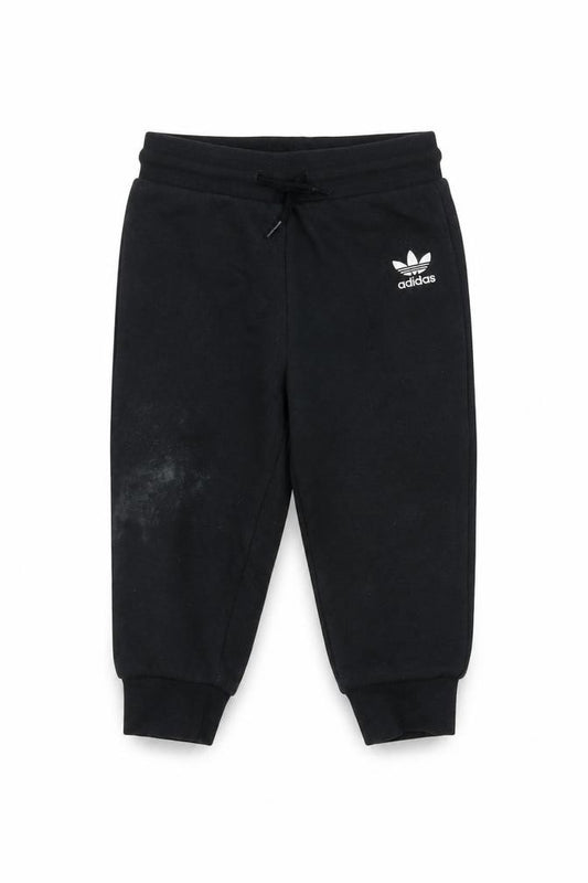 Adidas Unisex Baby Black Jogger Sweatpants 12-18 Months Cotton Blend