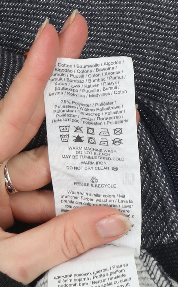 Jack & Jones Core Men's Grey Full Zip Hoodie Size M