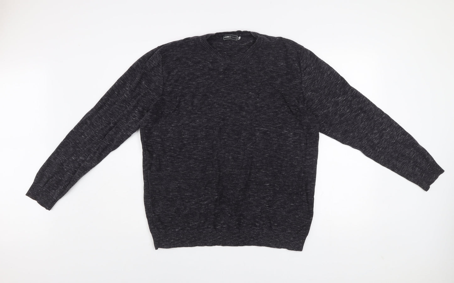 Jack & Jones Mens Grey Cotton Crew Neck XL Jumper