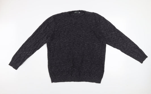 Jack & Jones Mens Grey Cotton Crew Neck XL Jumper