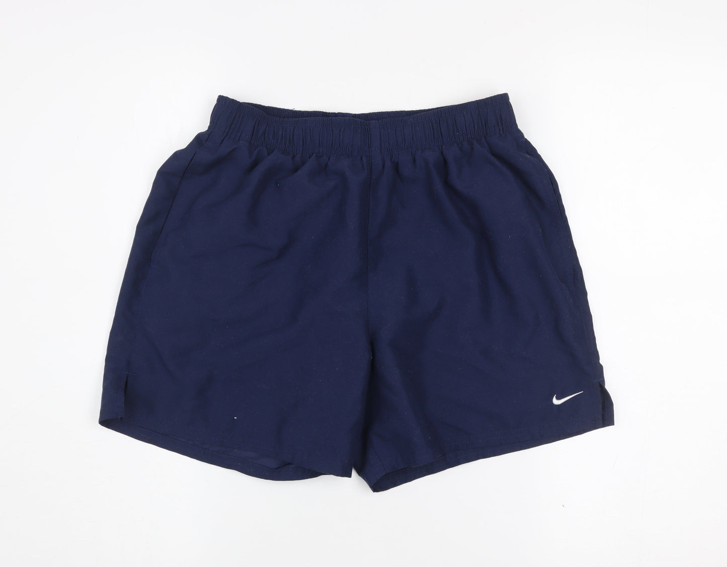 Nike Men's Blue Athletic Activewear Shorts Size M Gym Training