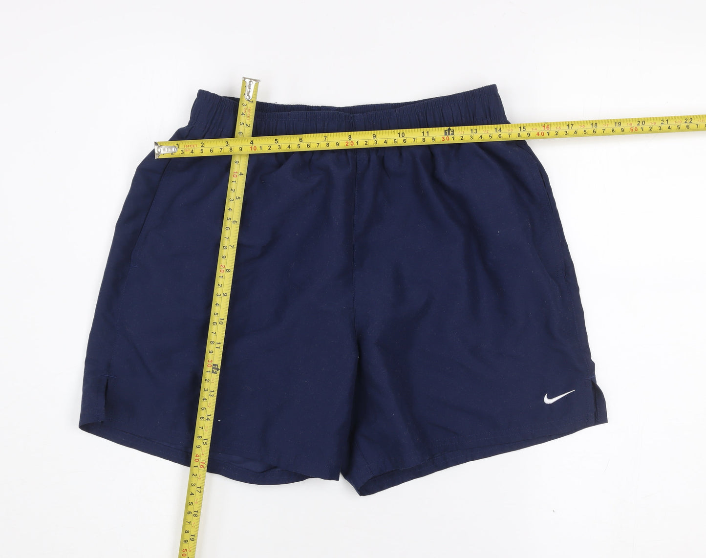 Nike Men's Blue Athletic Activewear Shorts Size M Gym Training