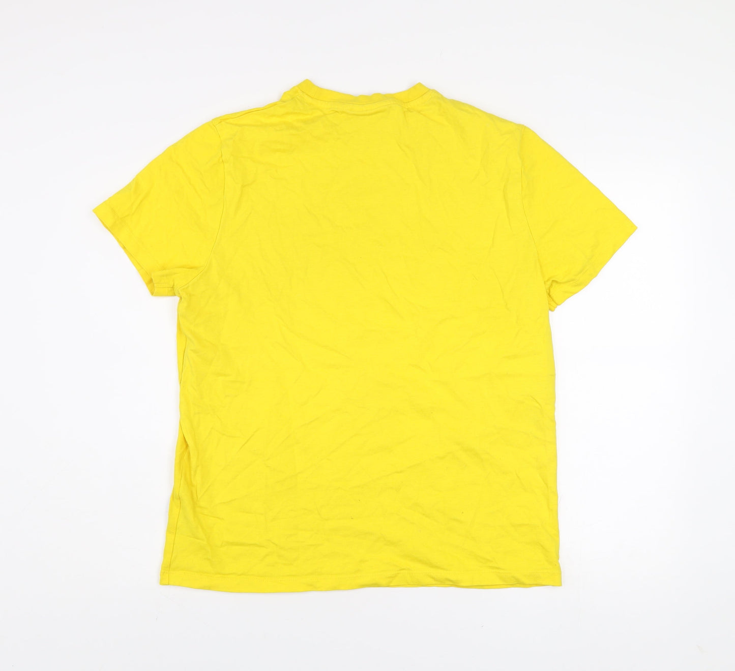 NBA Los Angeles Lakers Yellow Men's L Cotton Graphic T-Shirt