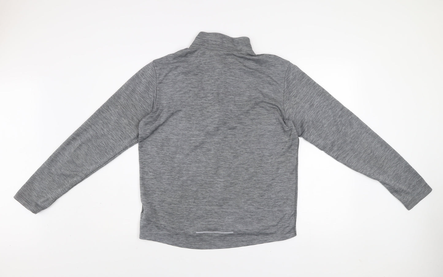 Nike Men's Grey Dri-FIT Running 1/2 Zip Athletic Sweatshirt M