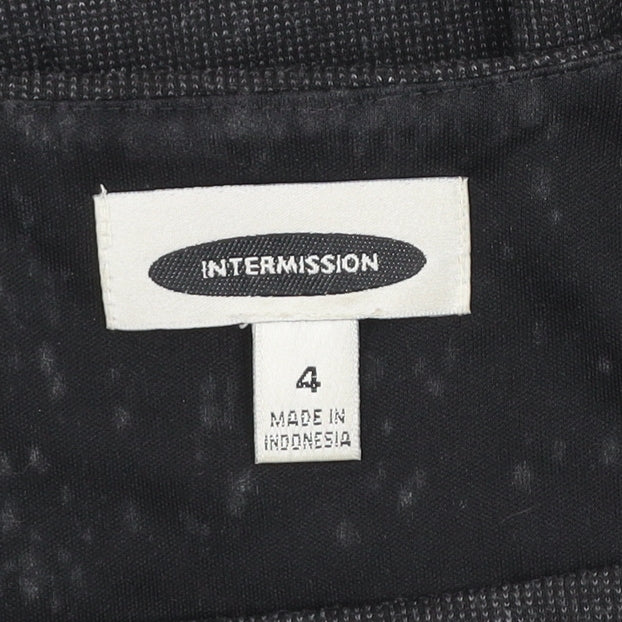 Intermission Women’s Grey Sheath Knee Length Dress Size 8 Sleeveless Workwear