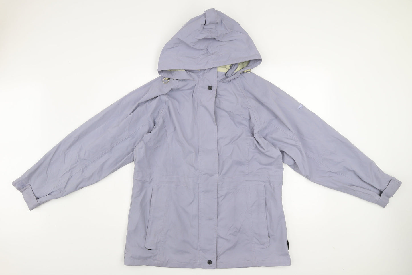 Regatta Womens Purple Waterproof Hooded Rain Jacket UK12