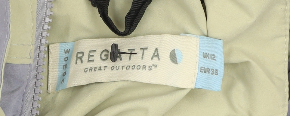 Regatta Womens Purple Waterproof Hooded Rain Jacket UK12