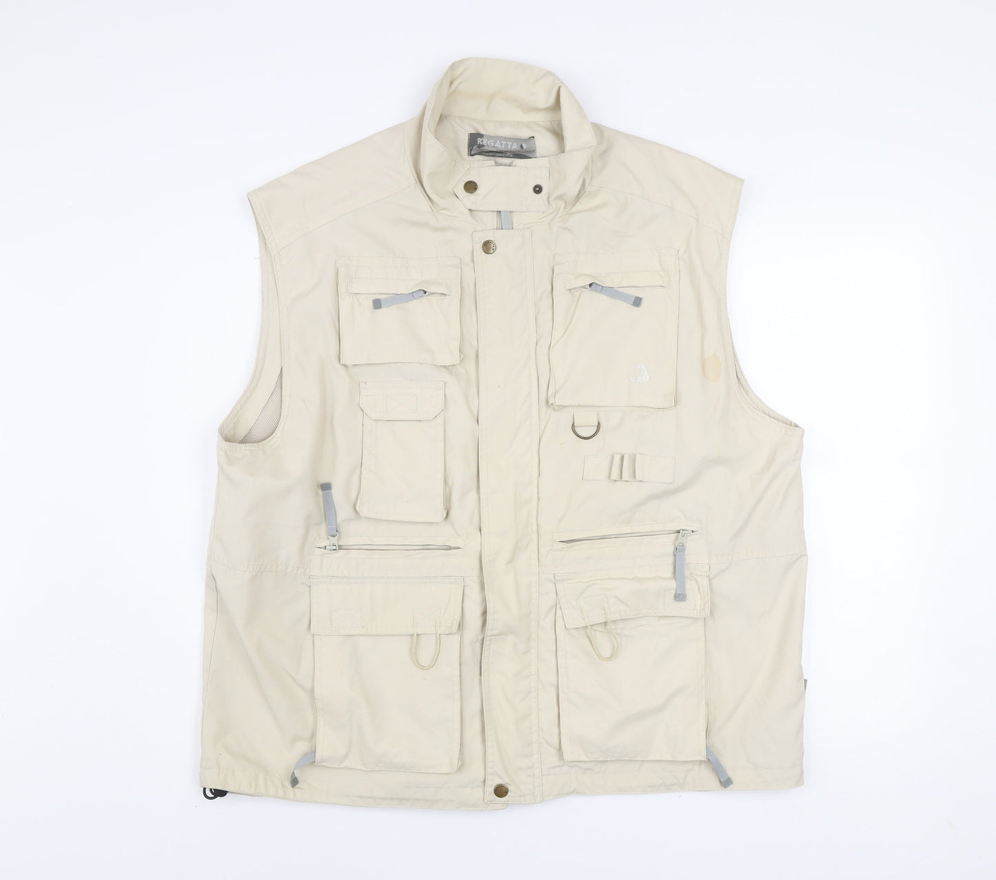 Regatta Men's Beige XL Outdoor Multi Pocket Waistcoat