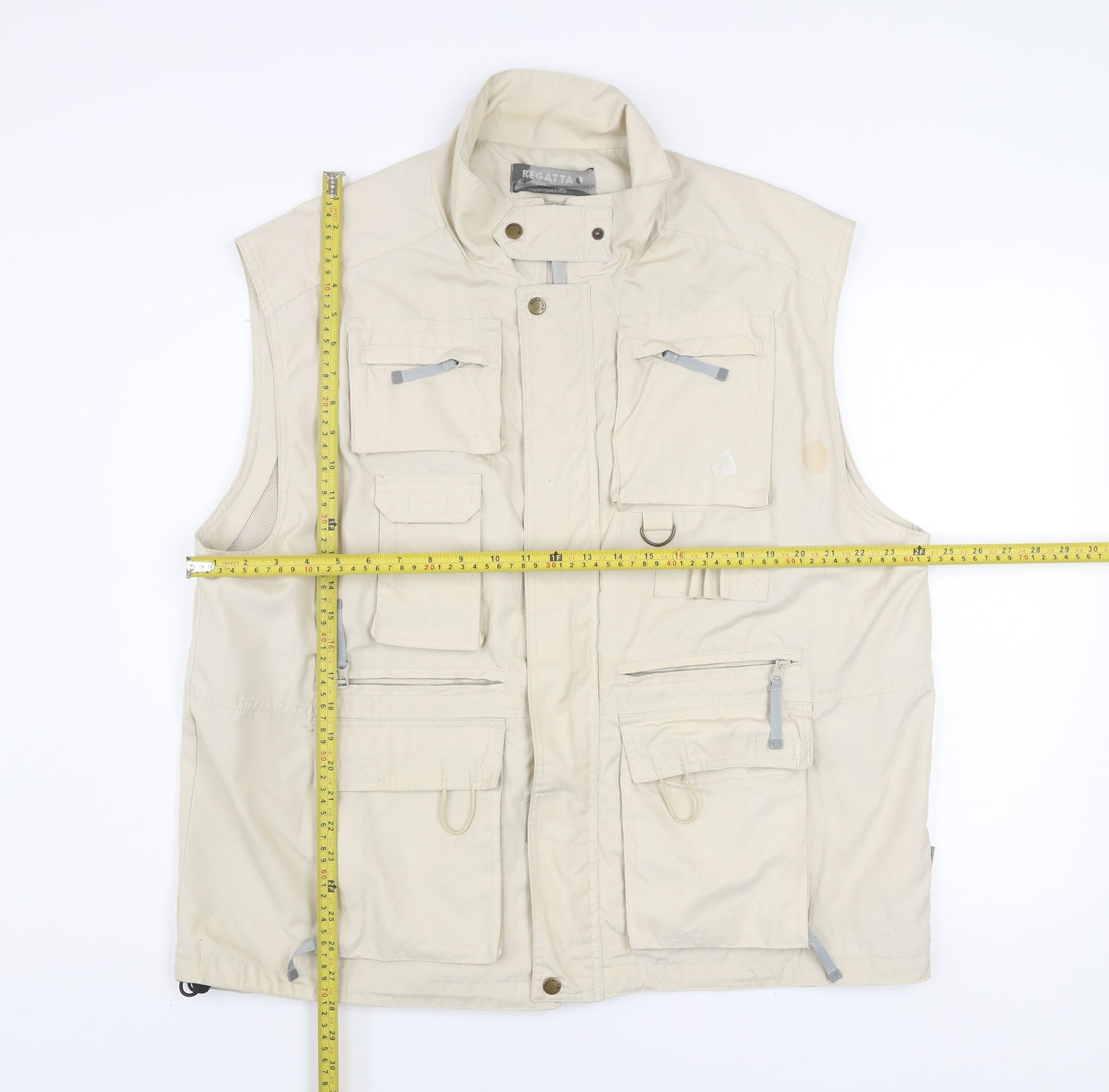 Regatta Men's Beige XL Outdoor Multi Pocket Waistcoat