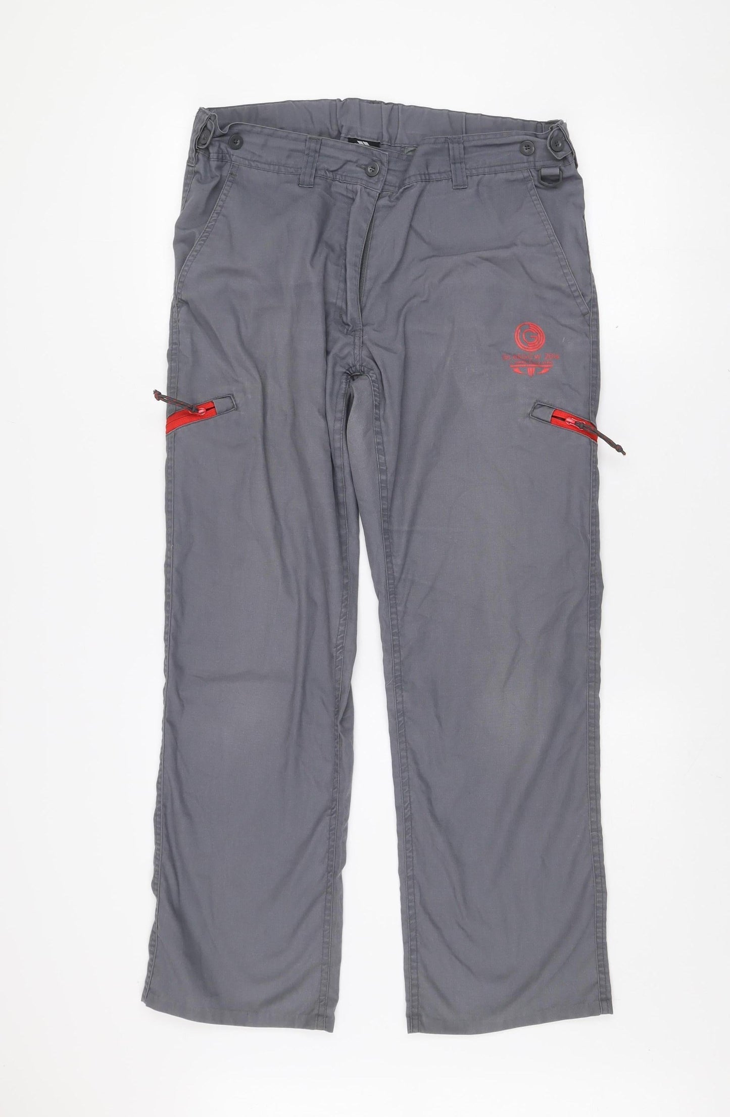 Trespass Mens Grey Cargo Trousers M Regular Fit Outdoor Pants