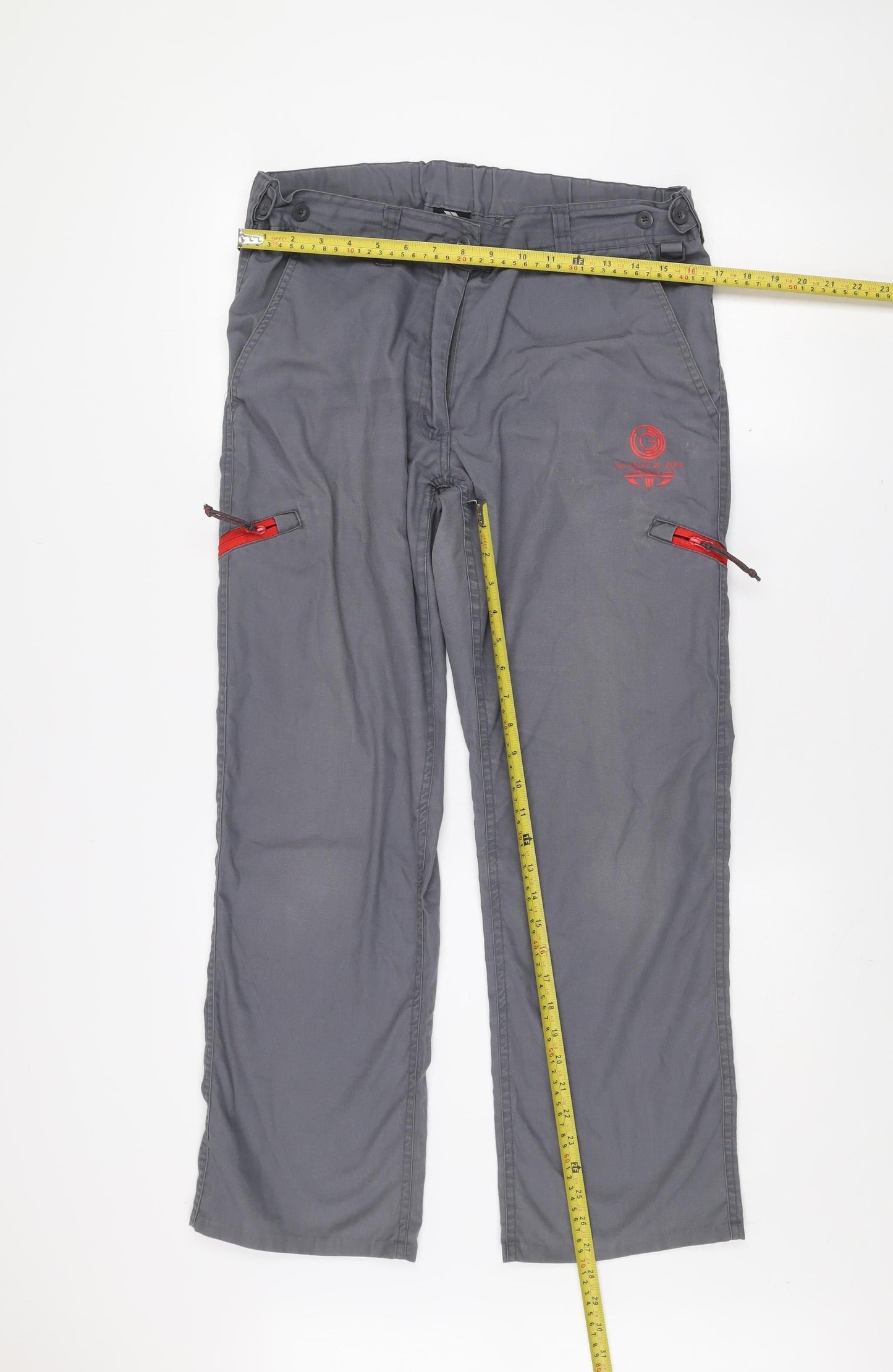 Trespass Mens Grey Cargo Trousers M Regular Fit Outdoor Pants