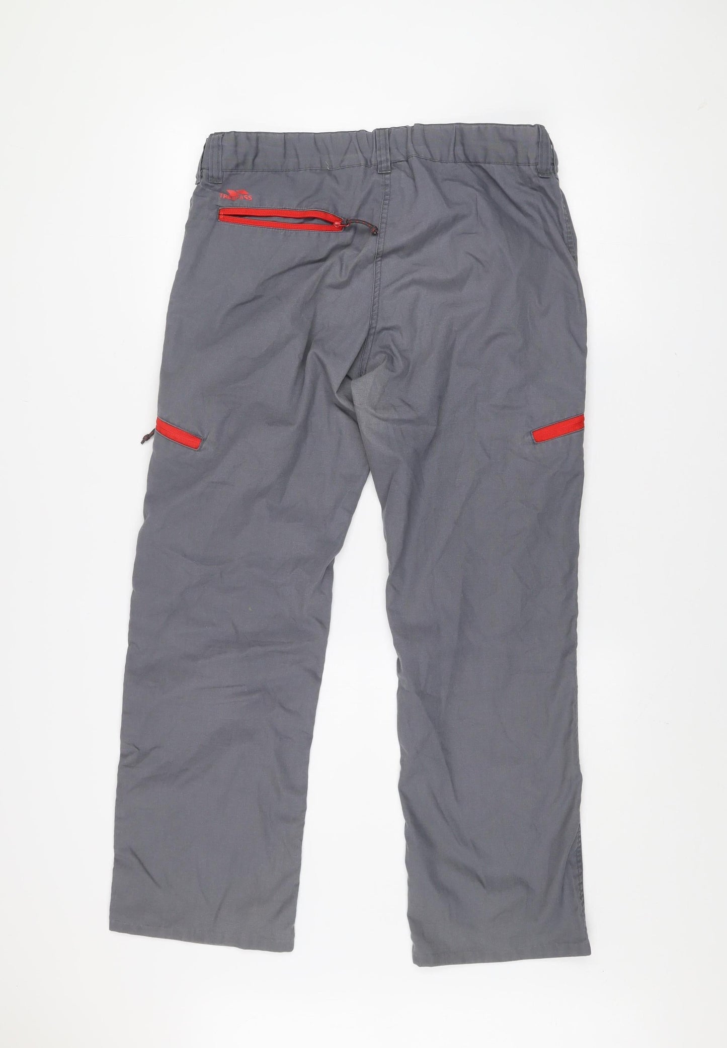 Trespass Mens Grey Cargo Trousers M Regular Fit Outdoor Pants