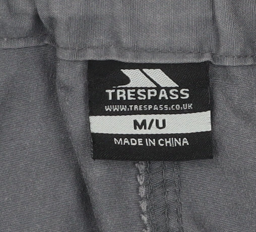 Trespass Mens Grey Cargo Trousers M Regular Fit Outdoor Pants