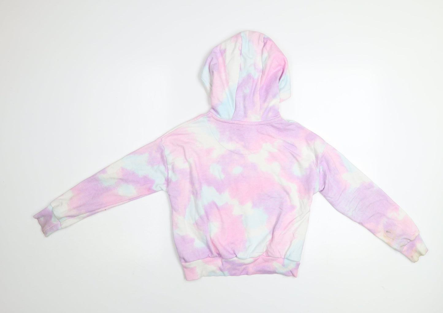 Disney Girls Multicoloured Tie Dye Stitch Pullover Hoodie 10-11 Years