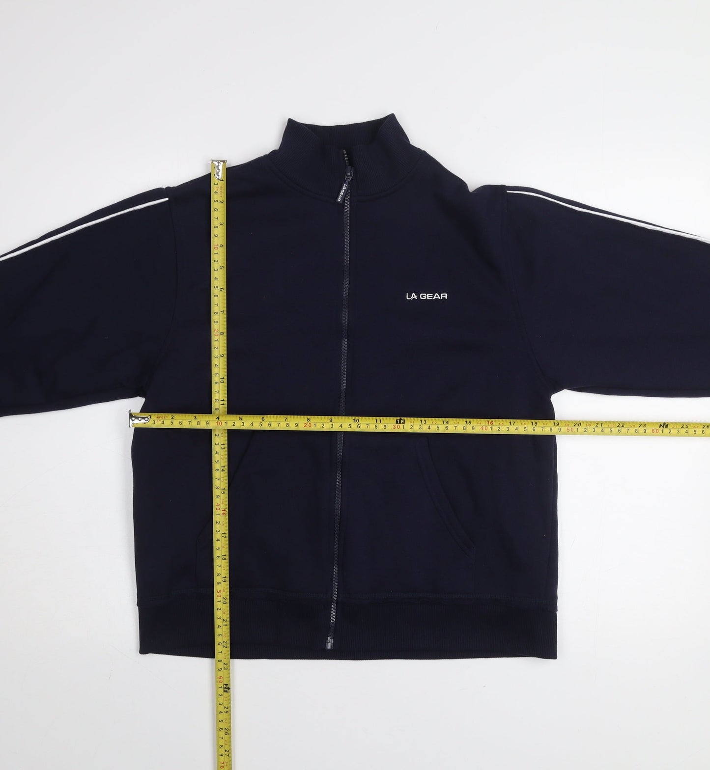 LA Gear Women's Blue Full Zip Fleece Jacket Size 14