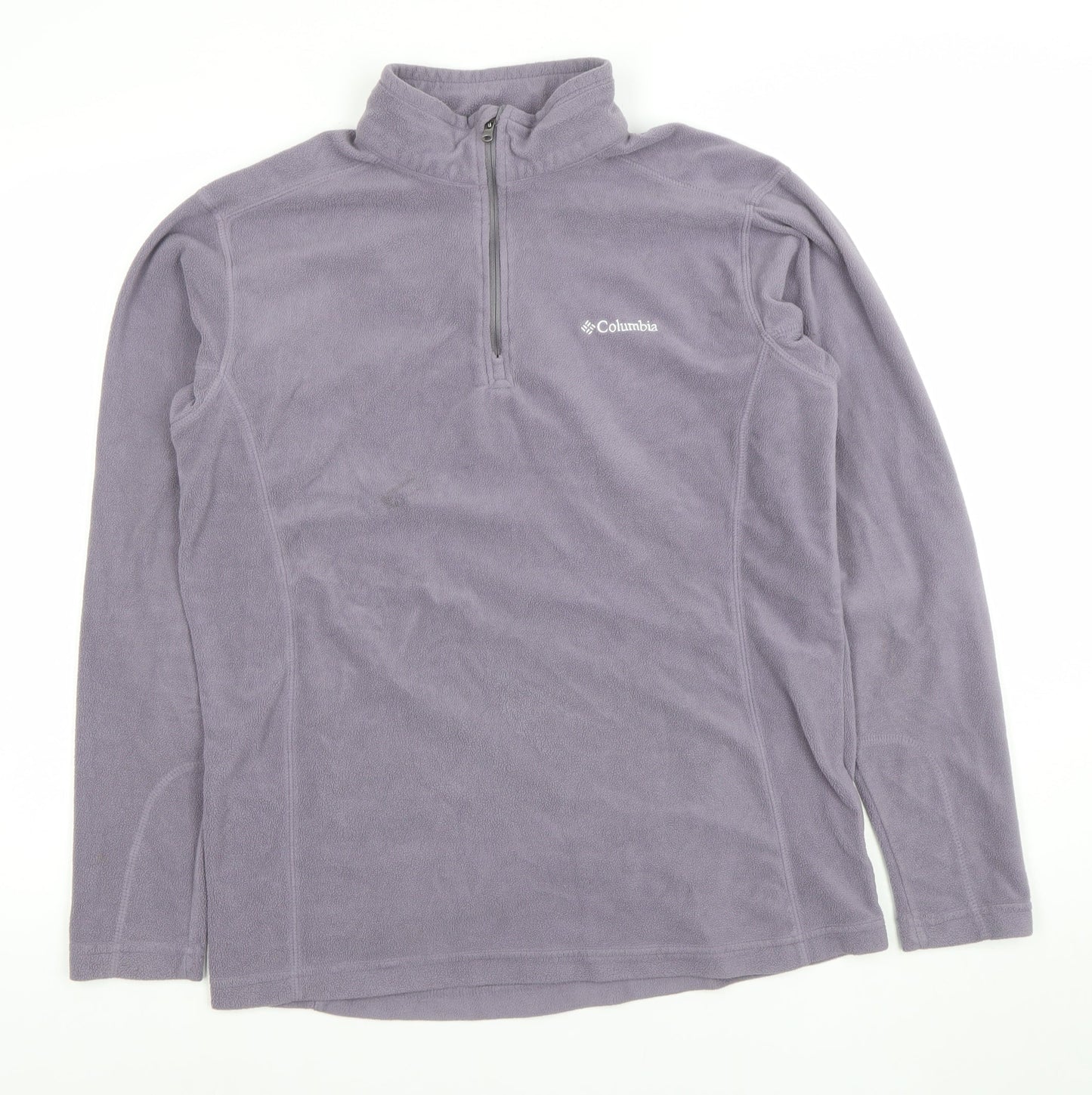 Columbia Women’s Purple 1/2 Zip Fleece Sweatshirt Size L Polyester