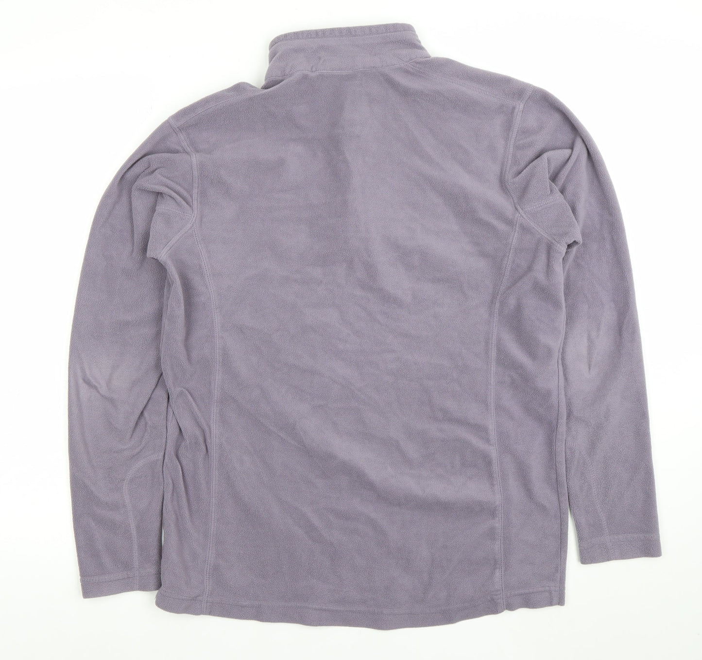 Columbia Women’s Purple 1/2 Zip Fleece Sweatshirt Size L Polyester