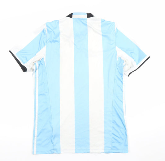 Adidas Men's Blue Argentina Football Jersey T-Shirt Size M