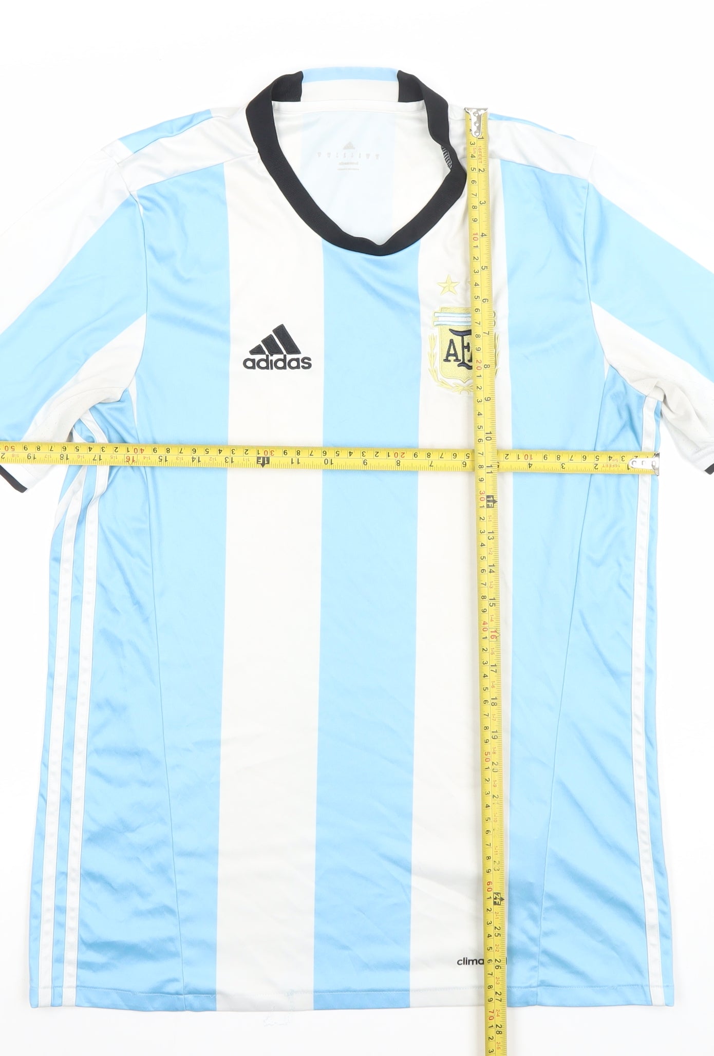 Adidas Men's Blue Argentina Football Jersey T-Shirt Size M
