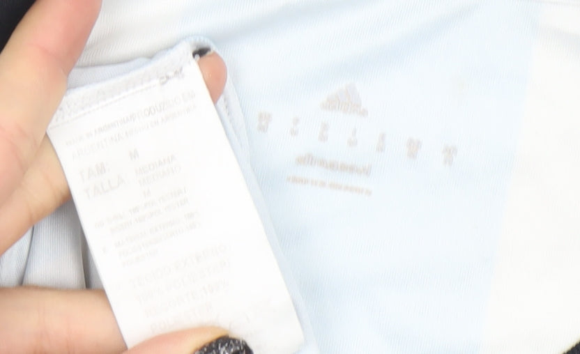 Adidas Men's Blue Argentina Football Jersey T-Shirt Size M