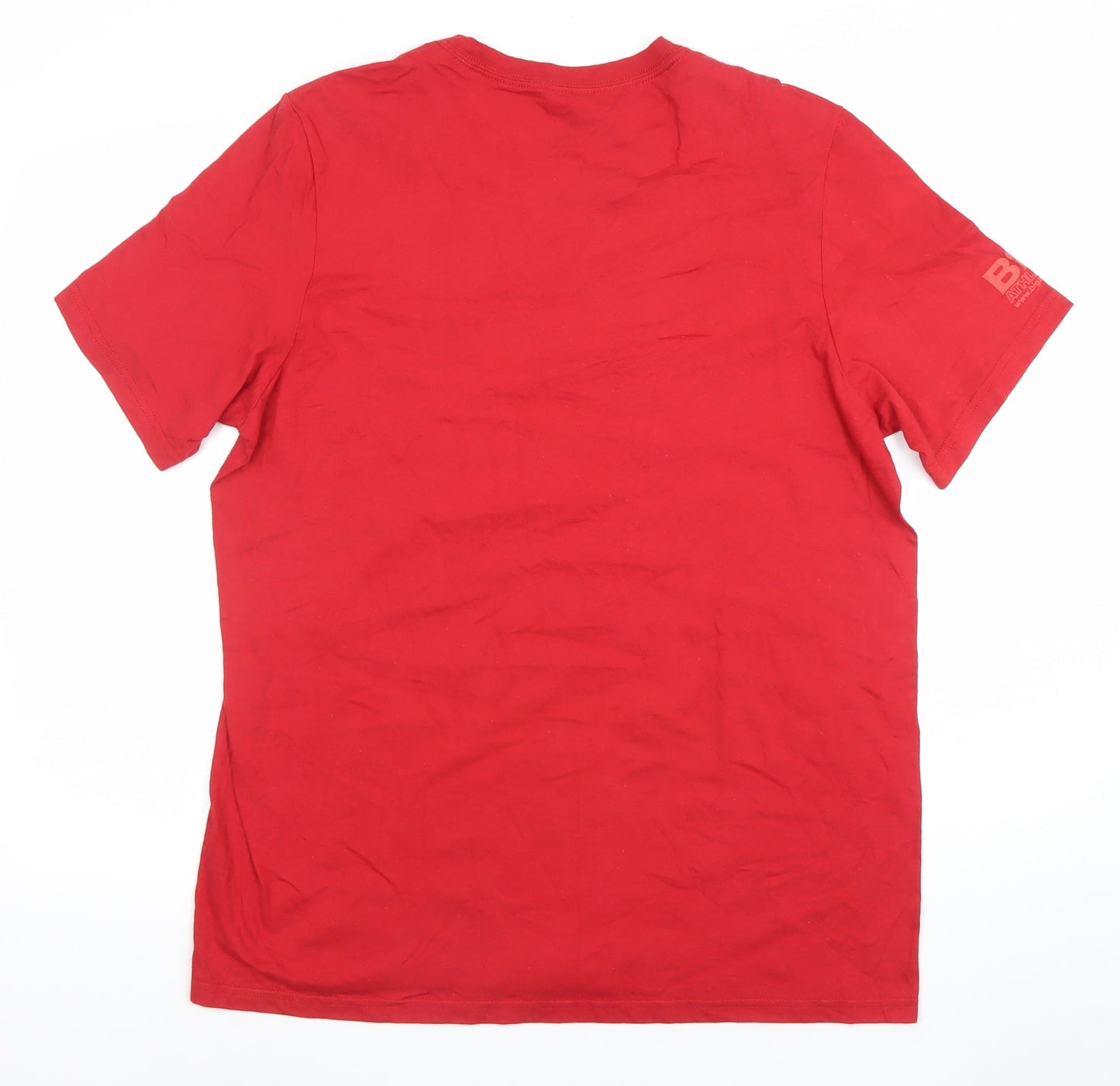 Adidas Men's Red Game On SJU 2019 Graphic T-Shirt Size L