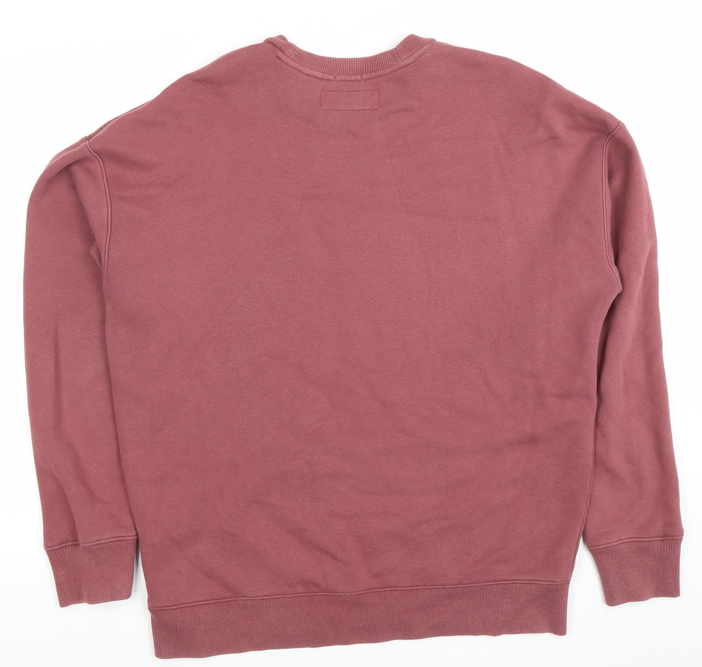 Abercrombie & Fitch Men’s Brown Relaxed Crew Neck Fleece Sweatshirt L