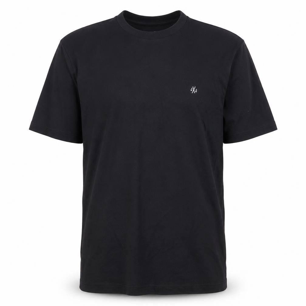 Mens UK Size L JACK & JONES Black  Cotton T-Shirt