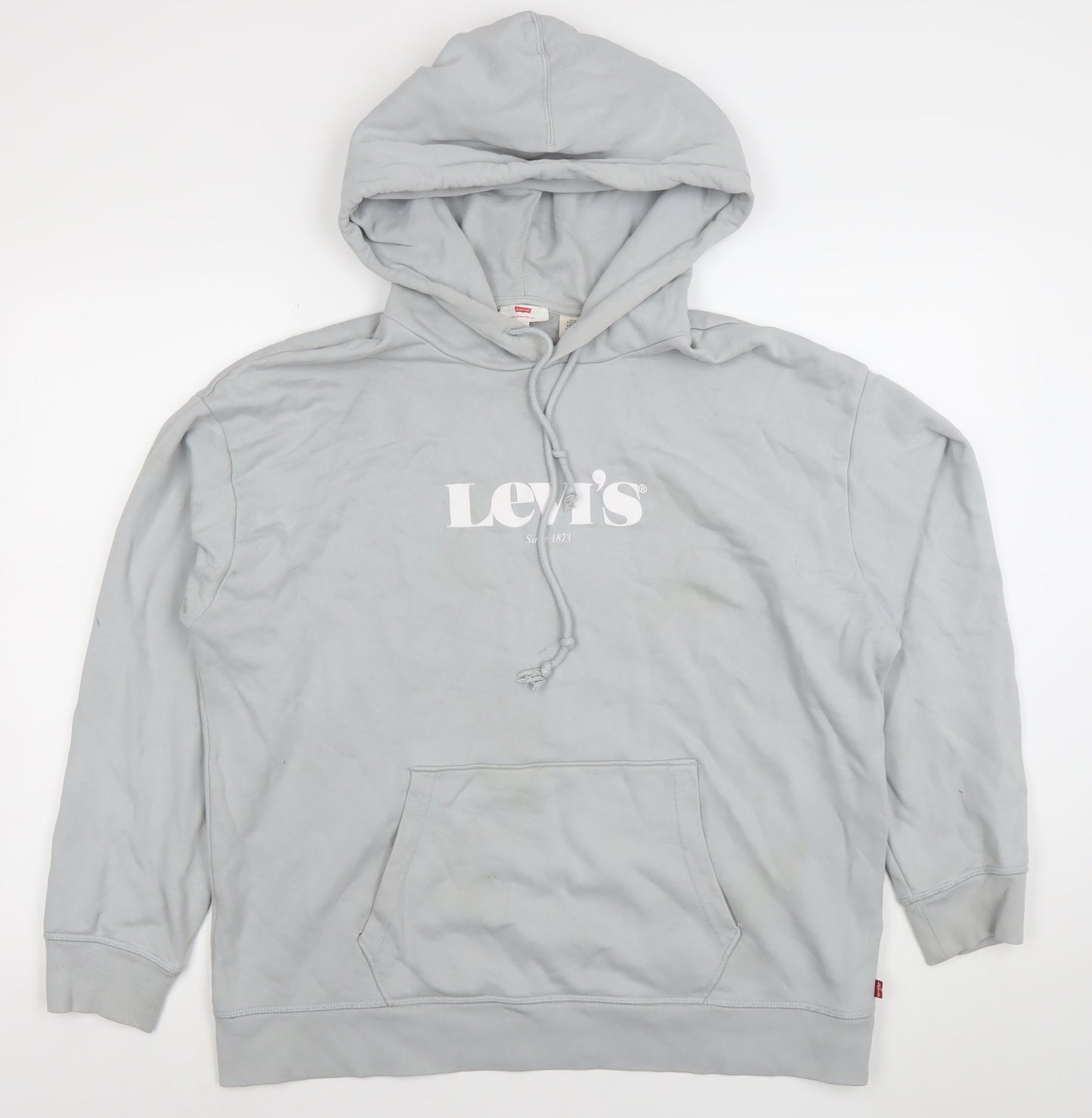 Womens UK XL Regular Levi's Grey Pullover Hoodie